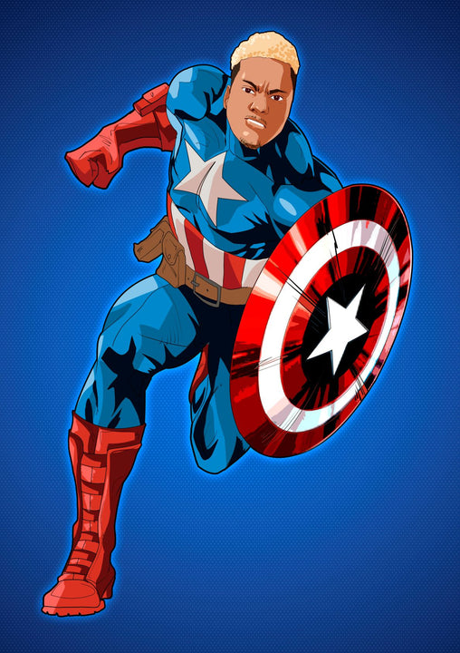 The Symbol of American Power , Captain America, Marvel Hero, Marvel Universe, product:turn-me-marvel-hero, The Symbol of American Power