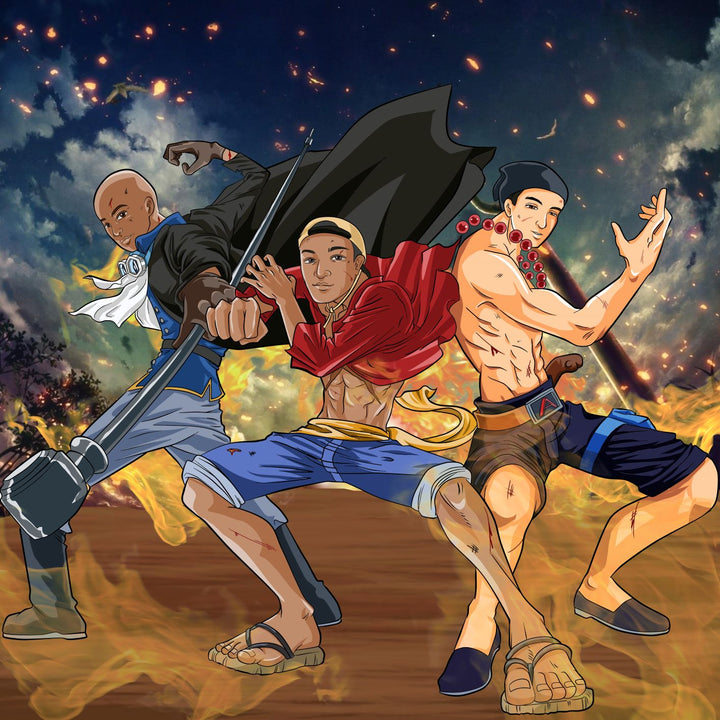 True friends , Ace, Luffy, One Piece, product:turn-me-pirate, Sabo, True friends