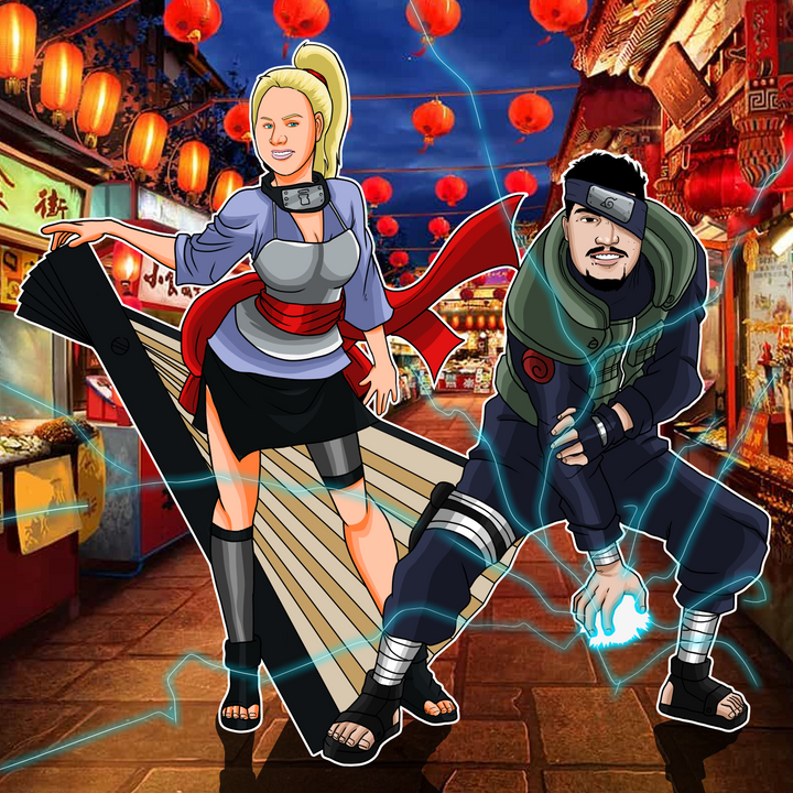 We Belong Together , Kakashi, naruto, ninja, ninja couple, product:turn-me-ninja, Temari, We Belong Together