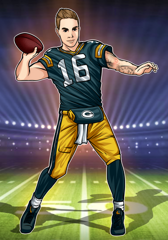 Pack Attack , football player, Pack Attack, product:turn-me-other, the Green Bay packers