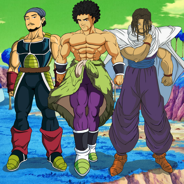 United Shape , Bardock, Broly, Dragon Ball, Piccolo, Saiyan, United Shape