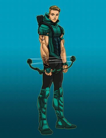 The Battling Bowman , DC hero, DC Universe, Green Arrow, product:turn-me-dc-hero, The Battling Bowman
