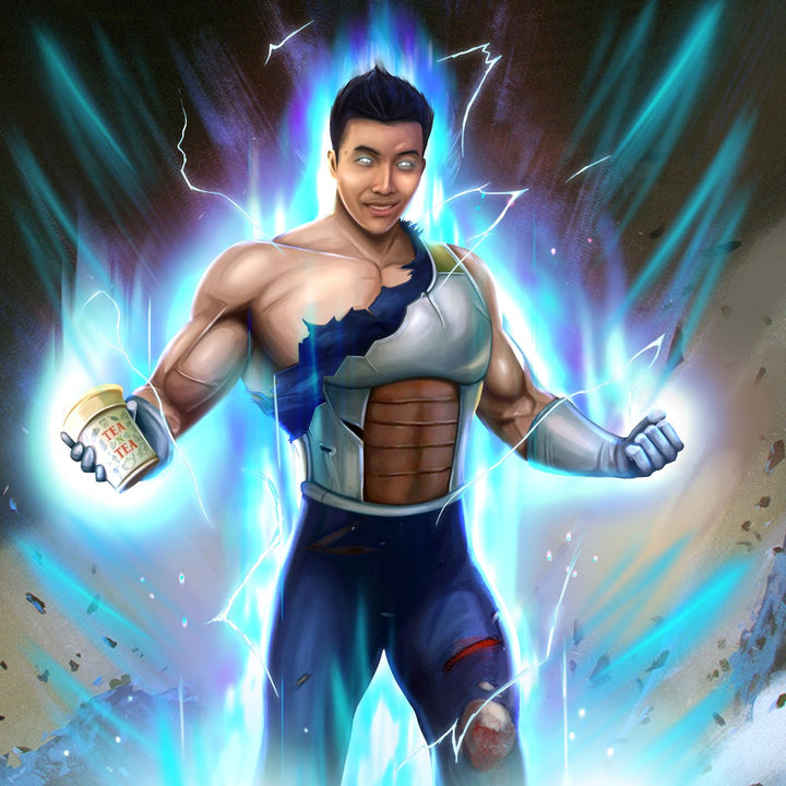 Positivi-tea , Dragon Ball, Positivi-tea, product:turn-me-saiyan, Saiyan, Vegeta