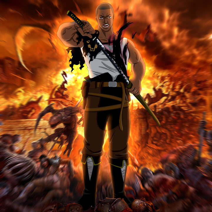 Surpass The Limit , Black Bull squad, Black Clover Knight Captain, product:turn-me-other, Surpass The Limit, Yami