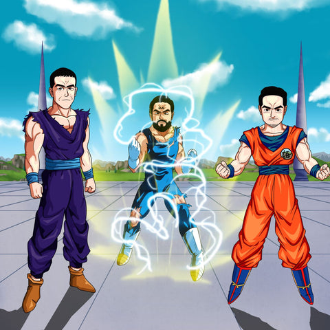 Limitless Power , Dragon Ball, Gohan, Limitless Power, Majin Vegeta, product:turn-me-saiyan, Saiyan