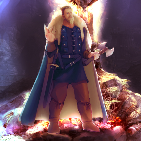 Don't Waste Time - Vikings Custom Anime Portrait , product:turn-me-other, Viking Warrior, Vikings, Vikings Custom Anime Portrait