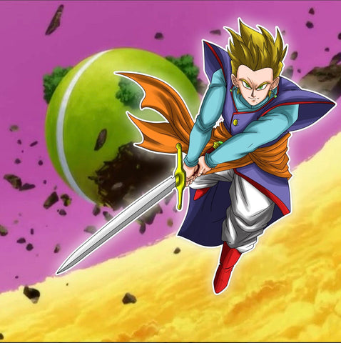 I'M DONE WAITING - DRAGON BALL CUSTOM ARTWORK , Dragon Ball, Dragon Ball Anime Portrait, Dragon Ball Cartoon Illustration, Gohan, Goku, Goku SS4, product:turn-me-saiyan