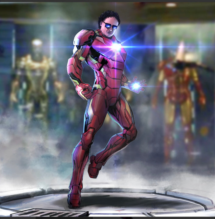 I HAVE MORE - IRON MAN CUSTOM ARTWORK , Iron Man, Marvel Custom Drawing, Marvel Hero, Marvel Universe, product:turn-me-marvel-hero