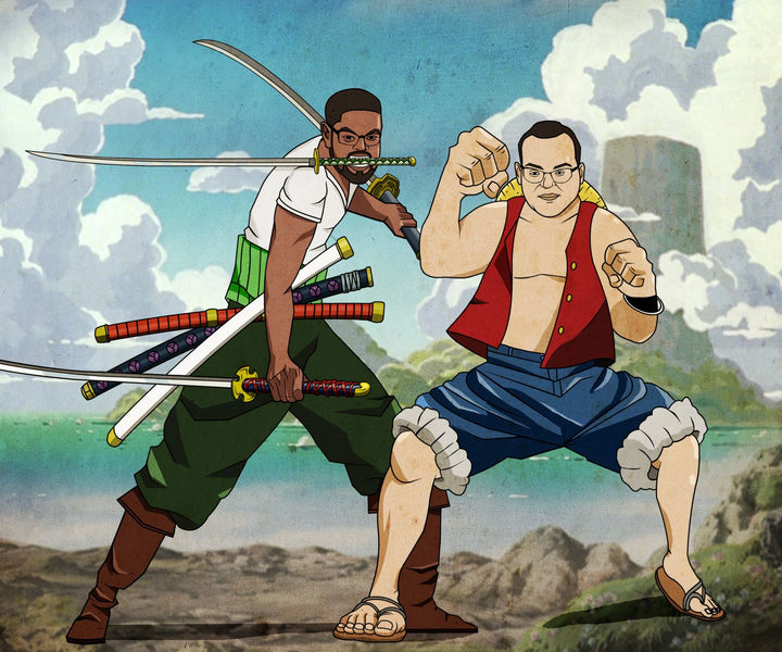 Straw Hats , Luffy, One Piece, product:turn-me-pirate, Straw Hats, Zoro