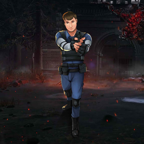 COOL AGENT, LEON S.KENEDY - RESIDENT EVIL ARTWORK , Leon, product:turn-me-other, Residen Evil Drawing, Resident Evil