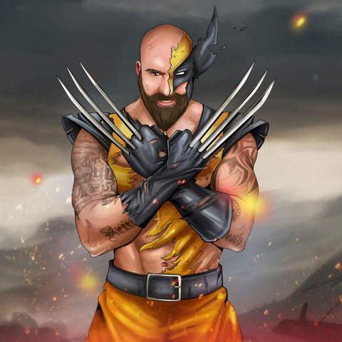 No Code of Conduct - Marvel Custom Drawing , Marvel Custom Drawing, Marvel Hero, Marvel Universe, No Code of Conduct, product:turn-me-marvel-hero, Wolverine