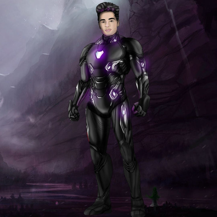 I AM AN AVENGER - IRONMAN CUSTOM ARTWORK , Avenger, Iron Man, Marvel Custom Drawing, Marvel Hero, product:turn-me-marvel-hero