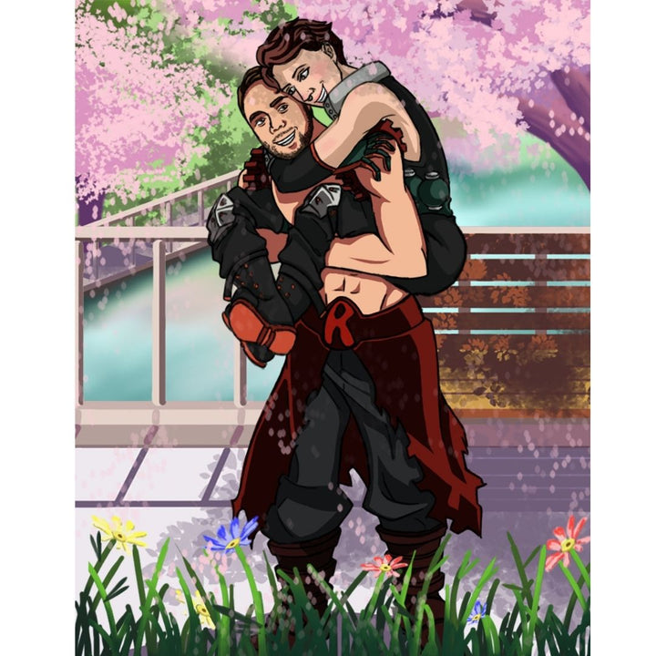 THE PERFECT PICTURE - MHA COUPLE ARTWORK , Couple Custom Drawing, MHA, My Hero Academia, product:turn-me-hero