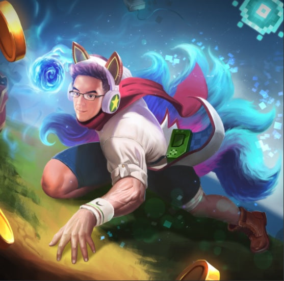PLAYTIME'S OVER - LOL CUSTOM ARTWORK , Ahri Arcade, Ahri LOL, League of Legends, product:turn-me-other-gold
