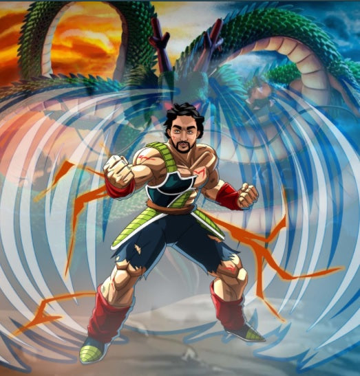 YOU WON'T GET AWAY - DRAGON BALL CUSTOM ARTWORK , Bardock, Dragon Ball, Dragon Ball Anime Portrait, Dragon Ball Cartoon Illustration, Dragon Ball Custom Anime Portrait, Dragon Ball Custom Drawing, Dragon Ball Customized Portrait, Dragon Ball Digital Portraits, Dragon Ball Personalized Digital Portraits, Dragon Ball Portrait Illustration, Dragon Ball Super, Dragon Ball Z, Dragon Ball Z Custom Drawing, product:turn-me-saiyan