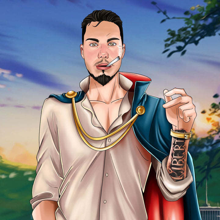 Don't Start A Fight - One Piece Custom Drawing , Don't Start A Fight, One Piece Custom Drawing, product:turn-me-pirate, Sanji, Straw Hats