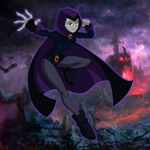 Let's Have Fun! - DC Art From Photo , DC Art From Photo, DC hero, DC Universe, Let's Have Fun!, product:turn-me-dc-hero, Raven