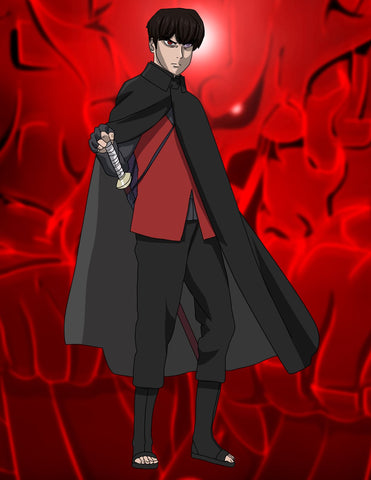 No Time To Think - Naruto Anime Portrait , naruto, Naruto Anime Portrait, No Time To Think, product:turn-me-ninja, Sasuke, Susanoo