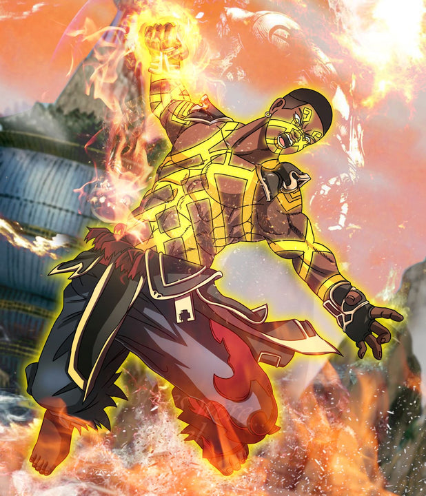 Flamy Ink - Fire Force Personalized Digital Portraits , Fire Force, Fire Force Personalized Digital Portraits, Flamy Ink, Ogun, product:turn-me-other