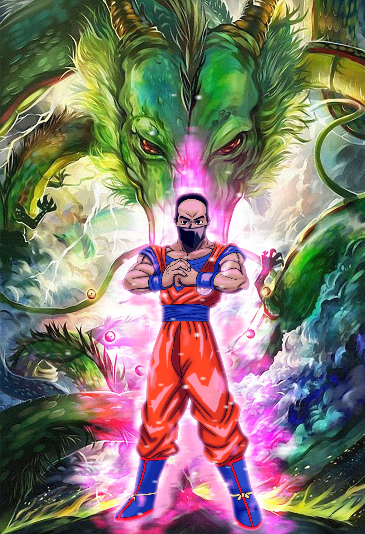 Custom I will draw or turn your photo into dragon ball z anime