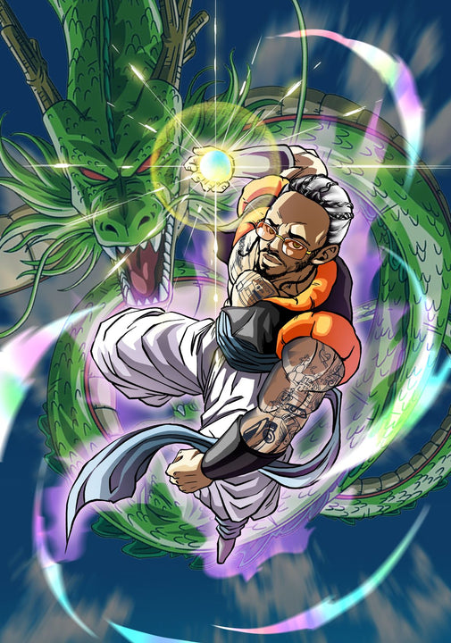 New Power - Dragon Ball Custom Drawing , Dragon Ball, Dragon Ball Custom Drawing, Gogeta, New Power, product:turn-me-saiyan