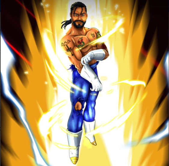 A REAL SUPER SAIYAN - DRAGON BALL CUSTOM ARTWORK , Dragon Ball, Dragon Ball Anime Portrait, Dragon Ball Custom Anime Portrait, Dragon Ball Custom Drawing, Dragon Ball Customized Portrait, Dragon Ball Personalized Digital Portraits, Dragon Ball Super, Dragon Ball Z, Future Trunks, product:turn-me-saiyan