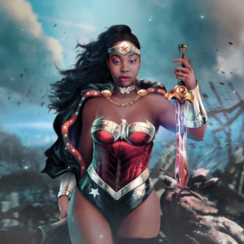 What You Believe - DC Custom Anime Portrait , DC Custom Anime Portrait, DC hero, DC Universe, product:turn-me-dc-hero-gold, What You Believe, Wonder Woman