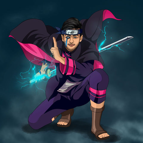 Different Path - Naruto Portrait Illustration , Boruto, Different Path, Hokage, naruto, Naruto Portrait Illustration, product:turn-me-ninja