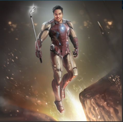 GIVE ME A SCOTCH - IRON MAN CUSTOM ARTWORK , Iron Man, Marvel Hero, Marvel hero Customized Portrait, Marvel Personalized Digital Portraits, Marvel Universe, product:turn-me-marvel-hero-gold