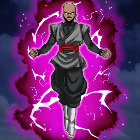 The Ultimate Blessing of The Gods - Dragon Ball Digital Portraits , Dragon Ball Digital Portraits, Goku Black, product:turn-me-saiyan, Saiyan God, The Ultimate Blessing of The Gods