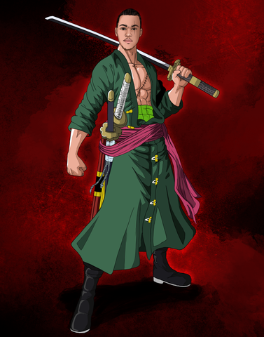 Santoryu Master , One Piece, product:turn-me-pirate, swordsman, the Straw Hats Pirate, Zoro