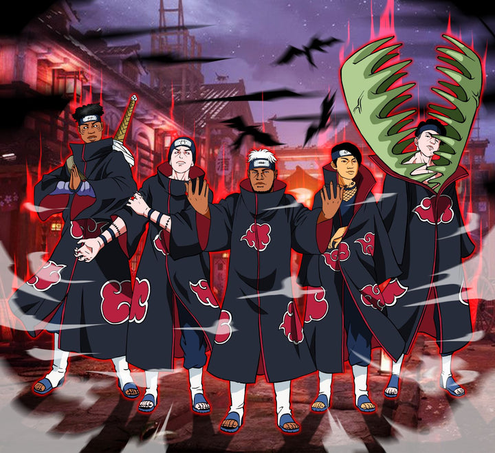 Graceful Pain - Naruto Team Portrait Illustration , Akatsuki, Graceful Pain, naruto, Naruto Team Portrait Illustration, product:turn-me-ninja