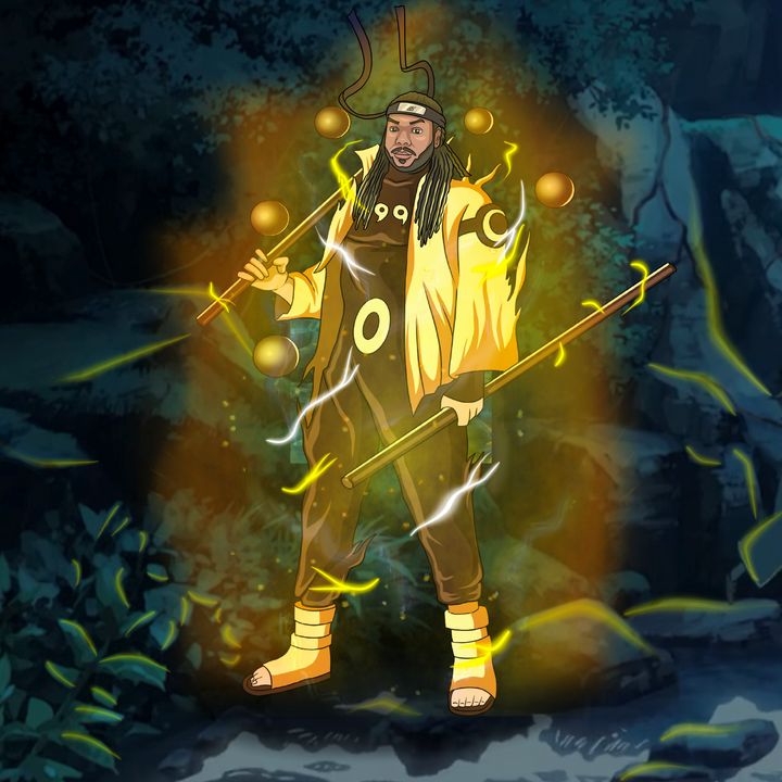 Never Give Up , naruto, Never Give Up, ninja, product:turn-me-ninja, Sage of Six Paths