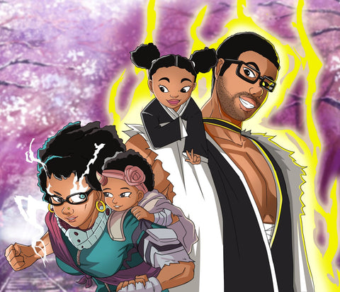 Last Forever , Cutest family, Deku, Eri, Kenpachi, Last Forever, product:turn-me-hero, Yachiru