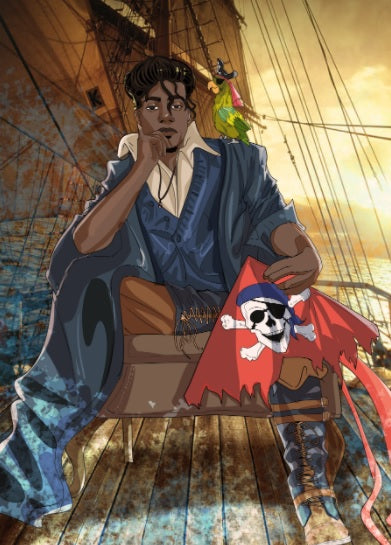 SAY 'ARR' - ORIGINAL CHARACTER ARTWORK , OC, OC Art, Original Character, product:turn-me-other