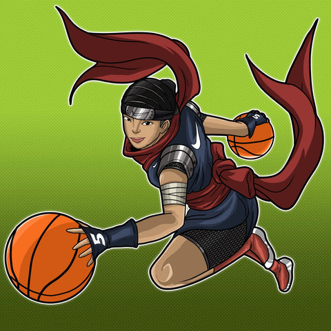 Basketball Ninja , basketball, Basketball Ninja, basketball player, ninja, product:turn-me-ninja