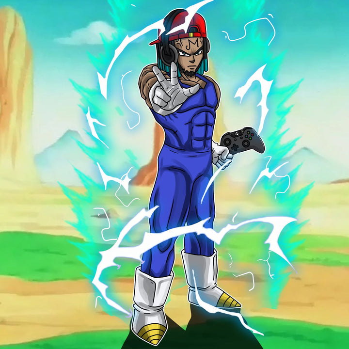 The Greatest Pride - Dragon Ball Custom Drawing , Dragon Ball Custom Drawing, Majin Vegeta, product:turn-me-saiyan, The Greatest Pride