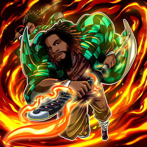 Flame Dance , Demon Slayer, fire God, Flame Dance, Kimetsu no Yaiba, product:turn-me-demon-slayer, Tanjiro