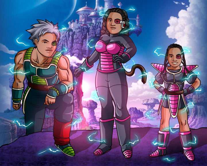 United Power , Dragon Ball, product:turn-me-saiyan, Saiyan Family, United Power, Vegeta