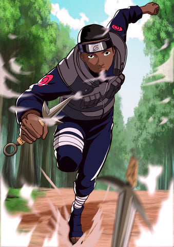 Fly Again - Naruto Art From Photo , Fly Again, Genma Shiranui, naruto, Naruto Art From Photo, product:turn-me-ninja