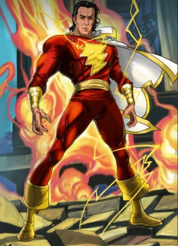 I'M BULLETPROOF - DC HERO CUSTOM ARTWORK , DC Custom Drawing, DC Customized Portrait, DC hero, DC Portrait Illustration, DC Universe, product:turn-me-dc-hero, Shazam