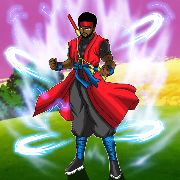 Let's do this - Dragon Ball Custom Drawing , Dragon Ball, Dragon Ball Custom Drawing, Let's do this, product:turn-me-saiyan, Xeno Goku