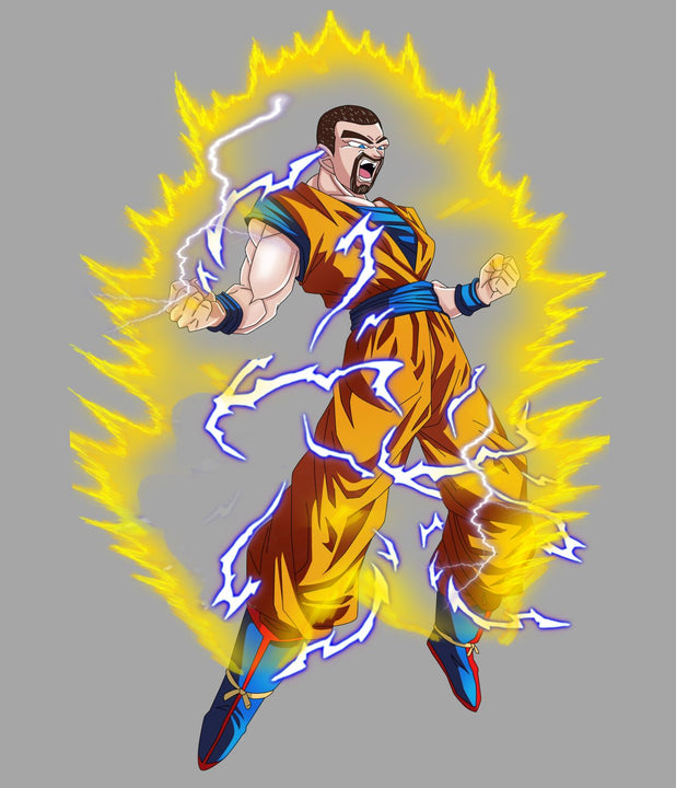 Strong Spirit , Crouching Dragon, Goku, product:turn-me-saiyan, Strong Spirit, Super Saiyan