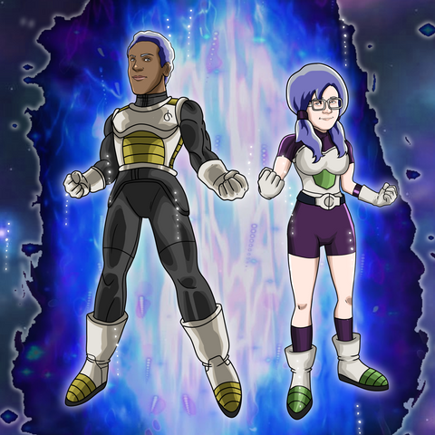 Perfect Match , Dragon Ball, Perfect Match, product:turn-me-saiyan, Saiyan, Saiyan couple