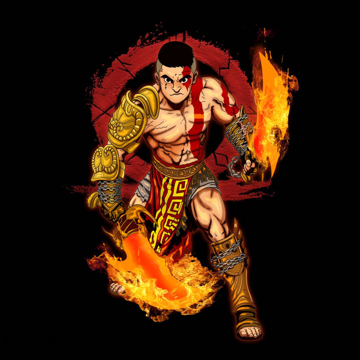 God's Powers - God of War Custom Drawing , God of War Custom Drawing, God's Powers, Kratos, product:turn-me-other, Warrior