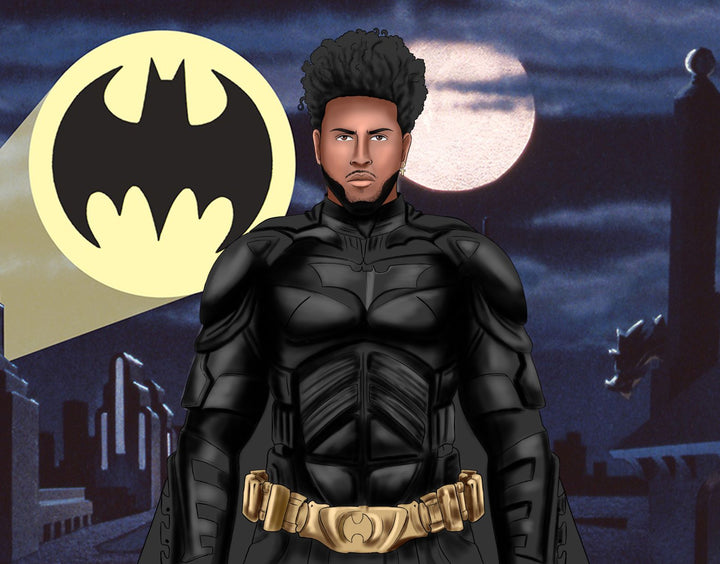 What Defines Me - DC Portrait Illustration , Batman, DC hero, DC Portrait Illustration, DC Universe, product:turn-me-dc-hero, What Defines Me