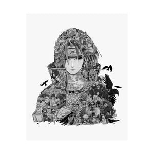 ITACHI BLACK & WHITE POSTER ITACHI BLACK & WHITE POSTER