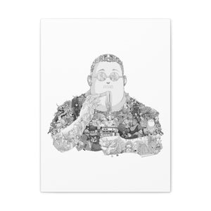 SAKAMOTO BLACK & WHITE CANVAS SAKAMOTO BLACK & WHITE CANVAS