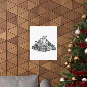 KUMA BLACK & WHITE POSTER KUMA BLACK & WHITE POSTER