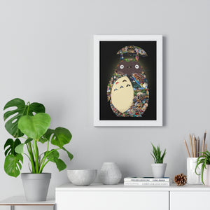 TOTORO COLOR FRAMED POSTER TOTORO COLOR FRAMED POSTER